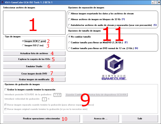 gamecube gcm iso tools 1.2